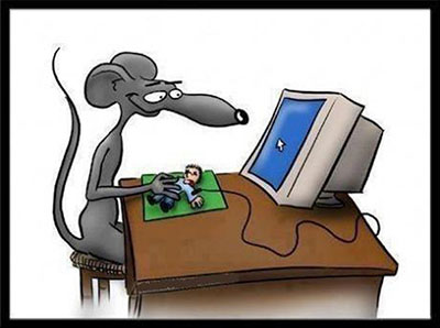 Мышь и компьютерный человек